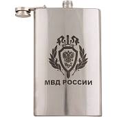 Фляга подарочная с гравировкой МВД России 10 OZ - 300 мл (4608043) - ВОЕНТОРГ ТЫЛОВИК