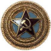 Кокарда Генеральская ВВС ( авиация ) образца 1949 года 31 мм золотистая (2105958) - ВОЕНТОРГ ТЫЛОВИК