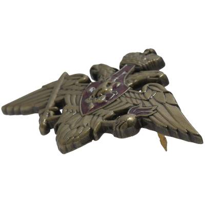 Знак нагрудный Сухопутные войска на пимсе золотистый (2301904) - HAKKI.RU