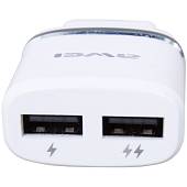 Зарядное устройство AWEI ( АВЕЙ ) С-930 для зарядки телефона USB 2 разъема белое (4003003) - ВОЕНТОРГ ТЫЛОВИК