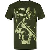 Футболка 726 GEAR мужская Special Air Service оливковая (1214028) - ВОЕНТОРГ ТЫЛОВИК