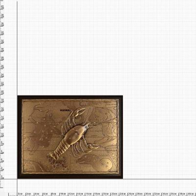 Плакетка ( панно ) Рак 200х250 (4406282) - HAKKI.RU