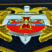 Вымпел с символикой Президентский полк вышитый средний 14х20 темно-синий (4503112) - ВОЕНТОРГ ТЫЛОВИК