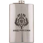 Фляга подарочная с гравировкой МВД России 10 OZ - 300 мл (4608043) - ВОЕНТОРГ ТЫЛОВИК