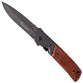 Нож складной BROWNING с клипсой со шнурком коричневый (3914050)  - ВОЕНТОРГ ТЫЛОВИК