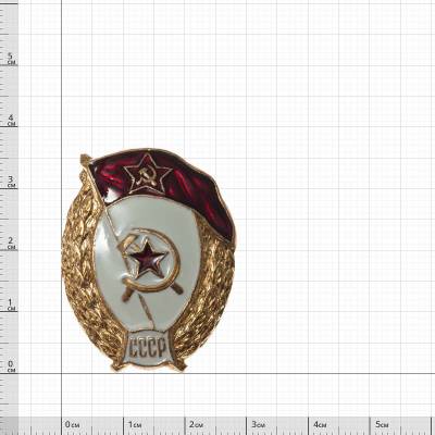 Знак нагрудный Военное училище пожарно-интендантское СССР закрутка (2301926) - HAKKI.RU