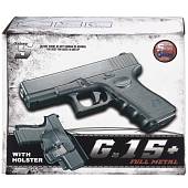 Пистолет GALAXY пневматический страйкбольный Glock 23 магазин 11 шт калибр 6 мм (3219039) - ВОЕНТОРГ ТЫЛОВИК
