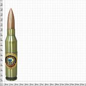 Зажигалка патрон с символикой 98 гв ВДД России газовая 140 мм золотистая (4403264) - ВОЕНТОРГ ТЫЛОВИК