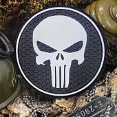 Нашивка ( шеврон патч patch ) тактическая КАРАТЕЛЬ 3D PVC  ( пластизоль ) на липучке D-7 черная (2504330) - ВОЕНТОРГ ТЫЛОВИК