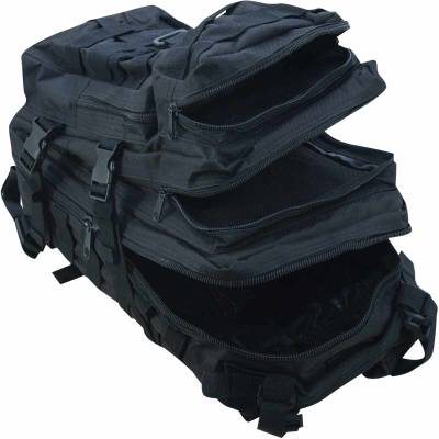 Рюкзак TAC штурмовой MOLLE 24х44х24 25 л черный (3306501) - HAKKI.RU