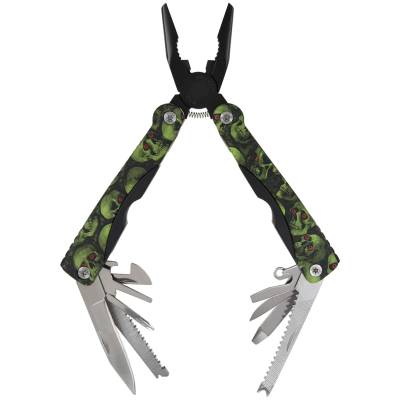 Инструмент многофункциональный ( Multi Tool ) 9 инструментов череп зеленый 12 (3304057) - HAKKI.RU