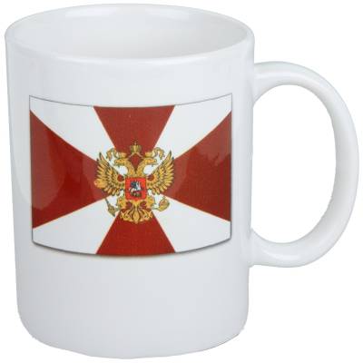 Кружка с символикой Внутренние Войска России белая (4601097) - HAKKI.RU