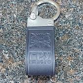 Брелок для ключей ГРУ ГШ ВС РФ кожаный черный (4402474) - ВОЕНТОРГ ТЫЛОВИК