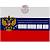 Автовизитка Флаг России с номером телефона в машину на присоске (11080001)