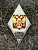 Знак нагрудный ( ромб ) Об окончании общевойсковой Академии ВС РФ им. М.В. ФРУНЗЕ (2301384) - HAKKI