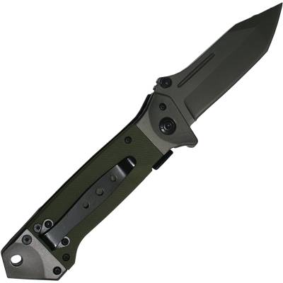 Нож складной BROWNING полуавтоматический с клипсой оливковый (3913101) - HAKKI.RU
