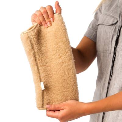 Наколенники ХОЛТИ ( HOLTY ) эластичные компрессионные согревающие из шерсти песочные (1206013) - HAKKI.RU