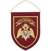 Вымпел с символикой ФСВНГ ( Росгвардия ) России вышитый средний 15х20 бордовый (4503087) - ВОЕНТОРГ ТЫЛОВИК