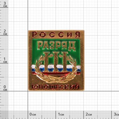 Знак нагрудный III юношеский разряд (2303022) - HAKKI.RU