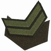 Знак - годичка ( нашивка шеврон ) нарукавный за выслугу лет ( по годам службы ) 2 года полевой вышитый на липучке (2508052) - ВОЕНТОРГ ТЫЛОВИК