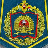 Вымпел с символикой МВОКУ ( Московское высшее общевойсковое командное училище ) РФ вышитый средний 15х21 морская волна (4503084) - ВОЕНТОРГ ТЫЛОВИК
