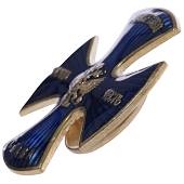 Знак нагрудный ( крест ) Родина мужество честь слава закрутка синий (2301909) - ВОЕНТОРГ ТЫЛОВИК