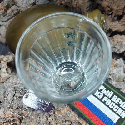 Стакан проставной граненый Капитанский звезды защитные (4609169) - HAKKI.RU
