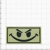 Нашивка ( шеврон патч patch ) тактическая Smile 3D PVC ( пластизоль ) на липучке 7х3,5 флуоресцентная (2504073) - ВОЕНТОРГ ТЫЛОВИК