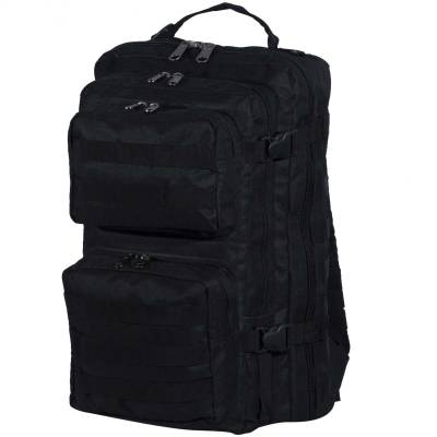 Рюкзак тактический штурмовой 55х30х20 35 л черный (3306905) - HAKKI.RU