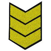 Знак - годичка ( нашивка шеврон ) нарукавный за выслугу лет ( по годам службы ) 15 лет вышитый на липучке (2508015) - ВОЕНТОРГ ТЫЛОВИК