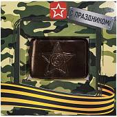 Шоколад сувенирный ( шоколадный сувенир ) Бляха глазурь темная 25 гр (4412006) - ВОЕНТОРГ ТЫЛОВИК