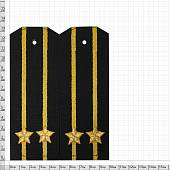 Погоны ВМФ на офисную форму Капитан 2 ранга рип-стоп машинная вышивка пластик (2204970) - ВОЕНТОРГ ТЫЛОВИК