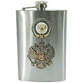 Набор подарочный с символикой Служба безопасности Президента ( фляга 9 OZ-270 мл + стопки 4х30 мл + лейка + стопка складная 1х120мл ) (4801973) - ВОЕНТОРГ ТЫЛОВИК