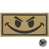 Нашивка ( шеврон патч patch ) тактическая  Smile 3 3D PVC ( пластизоль ) на липучке 7х3,5 песочная (2504075) - ВОЕНТОРГ ТЫЛОВИК