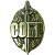 Знак фрачный СОБР 17х26 мм на пимсе золотистый (2302955) - HAKKI