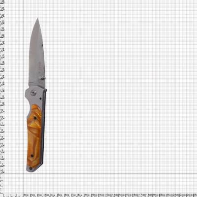 Нож складной BUCK с клипсой коричневый (3914064)  - HAKKI.RU