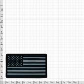 Нашивка ( шеврон патч patch ) тактическая флаг USA США 3D PVC ( пластизоль ) на липучке 7,5х4,5 черная (2504259) - ВОЕНТОРГ ТЫЛОВИК