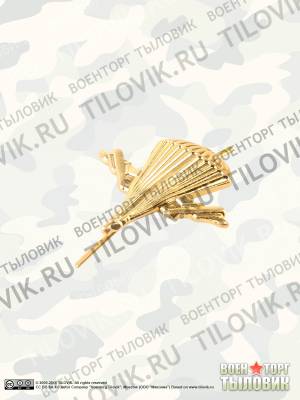 Эмблема ( знак ) петличная ( петлица ) ВДВ золотая (2102117) - HAKKI.RU