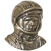 Знак фрачный из серии известные личности - Юрий Алексеевич Гагарин  бронзовый (2302965) - ВОЕНТОРГ ТЫЛОВИК