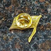 Знак фрачный Флаг ( флажок ) Донское казачество на флагштоке на пимсе (2302935) - ВОЕНТОРГ ТЫЛОВИК