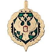 Эмблема ( знак ) петличная ( петлица ) Пограничная служба ФСБ зеленая (2102095) - ВОЕНТОРГ ТЫЛОВИК
