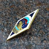 Знак нагрудный ( ромб ) об окончании ГУМРФ закрутка (2301562) - ВОЕНТОРГ ТЫЛОВИК