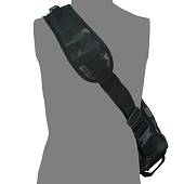 Рюкзак TAC тактический однолямочный камуфлированный 15х53х23 20 л camo-multi черный (3306958) - ВОЕНТОРГ ТЫЛОВИК