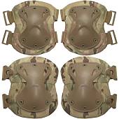 Защита тактическая TAC противоударная X-TAK ( наколенники, налокотники ) camo-multi (3218006) - ВОЕНТОРГ ТЫЛОВИК