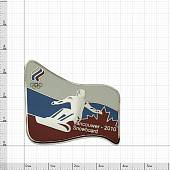 Значок ( знак ) олимпийский Ванкувер / Vancouwer 2010 команда России Сноуборд / Snowboard коллекционный на пимсе (2308041) - ВОЕНТОРГ ТЫЛОВИК