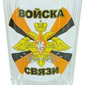 Стакан граненый с символикой Войска связи России (4609121) - ВОЕНТОРГ ТЫЛОВИК