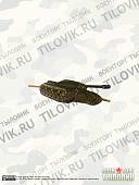 Эмблема ( знак ) петличная ( петлица ) Танковые войска левая защитная (2102130) - ВОЕНТОРГ ТЫЛОВИК