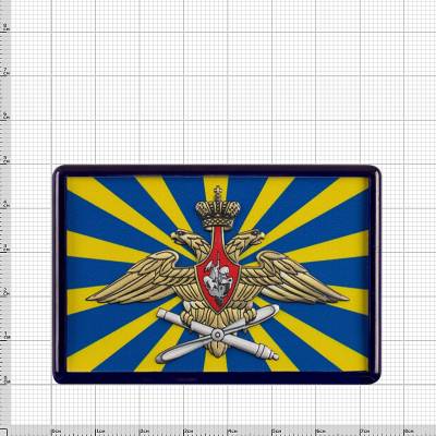 Магнит с символикой ВВС России (4404022) - HAKKI.RU