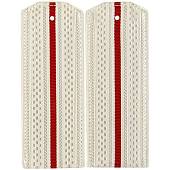Погоны Общевойсковые парадные на рубашку 1 просвет галун ( ОСТ 17-869-81 ) 14.5 см (2208168) - ВОЕНТОРГ ТЫЛОВИК