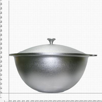 Казан Kukrmara для плова с крышкой алюминиевый 7 л (3401994) - HAKKI.RU